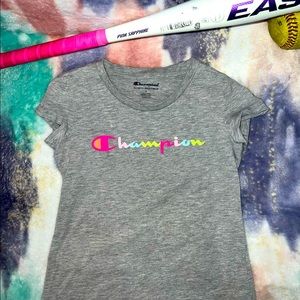 Girls kids athletic shirts champion nike justice size 5 girls